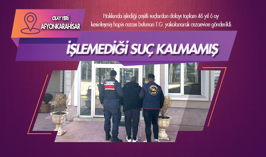 İşlemediği suç kalmamış